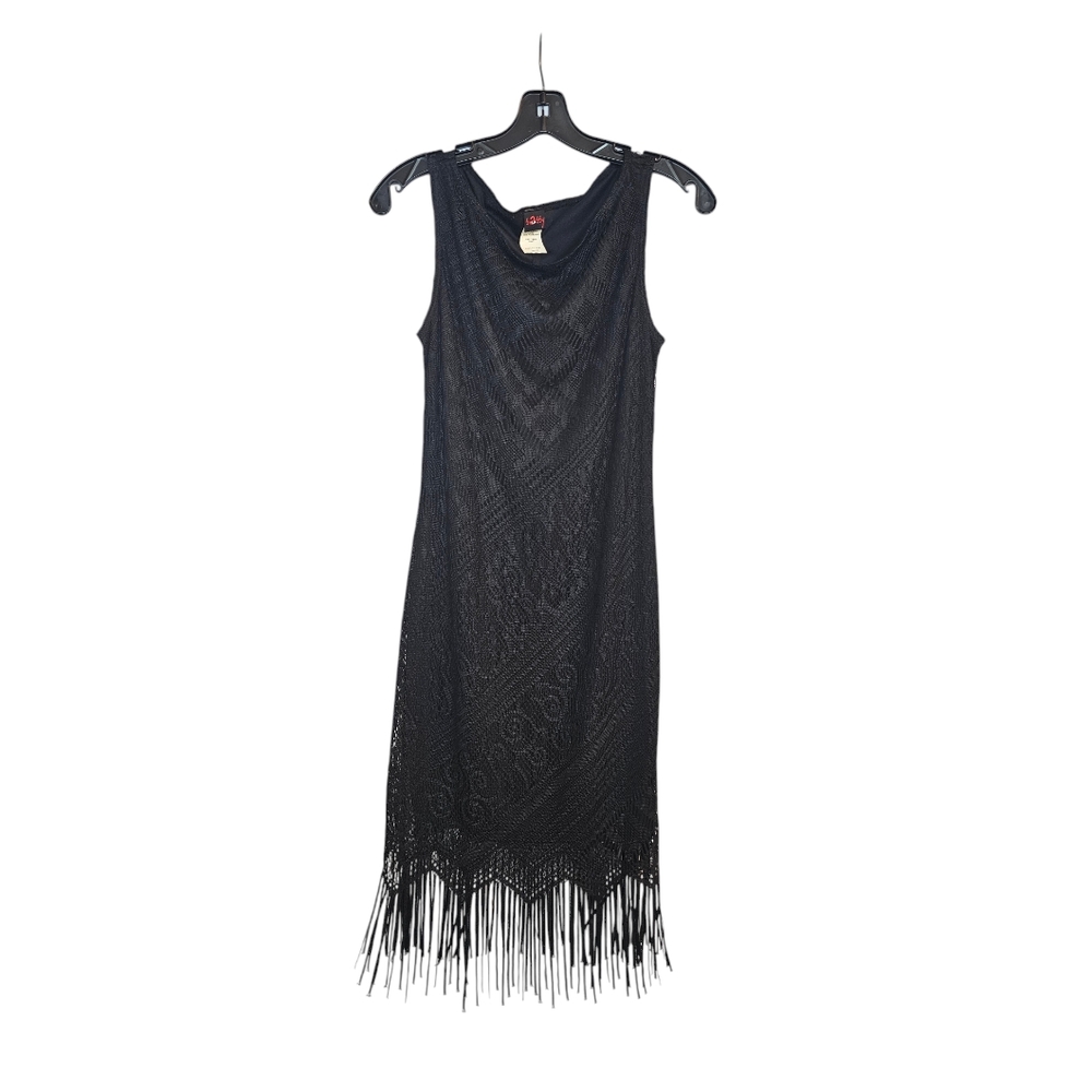 Stretch Lace Fringe Flapper Dress